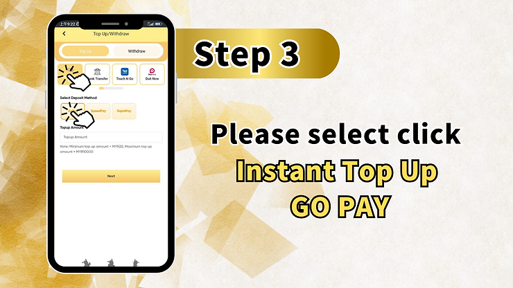 Instant Topup GoPay