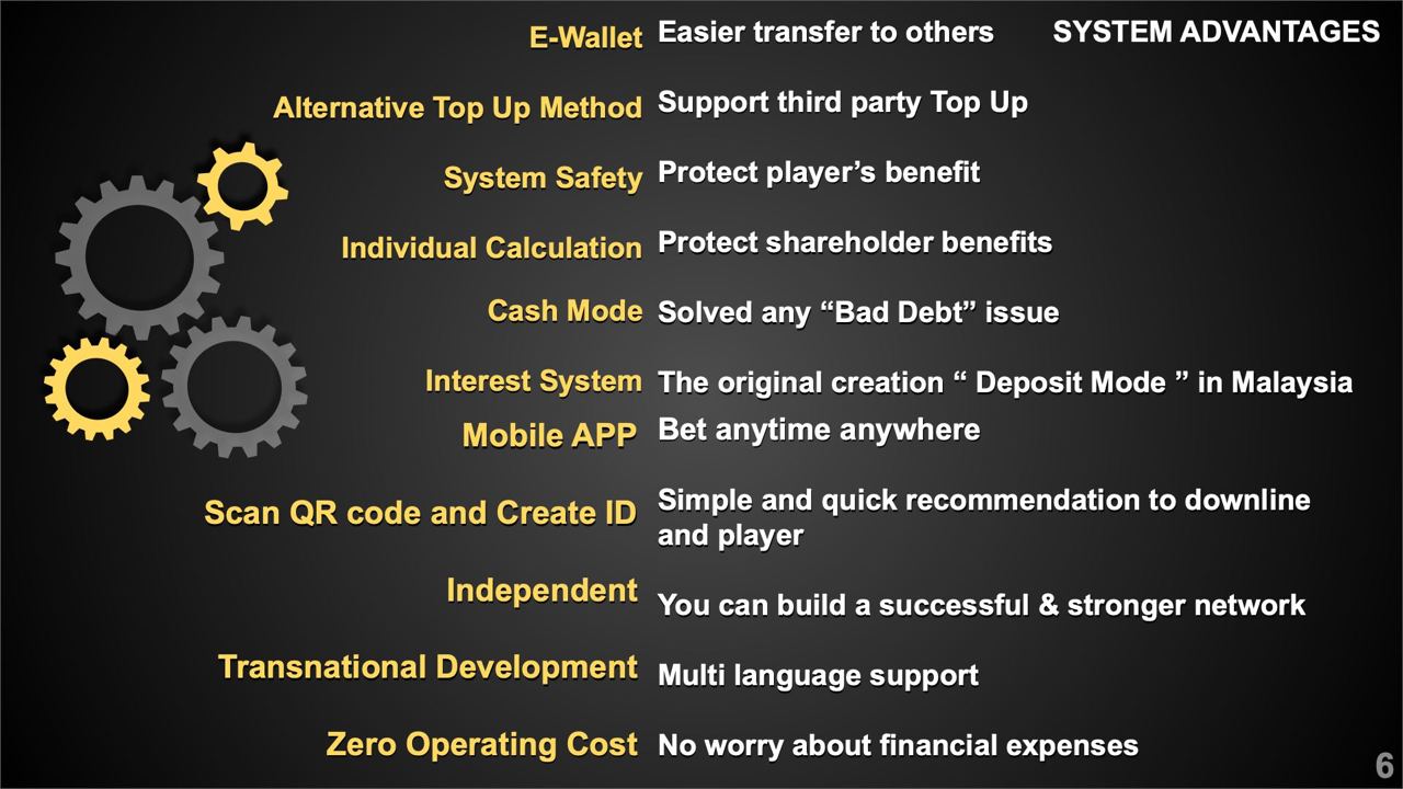 luckytown system advantages